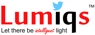 Lumiqs logo with strap